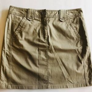 Ann Taylor khaki skirt tan sz. 6